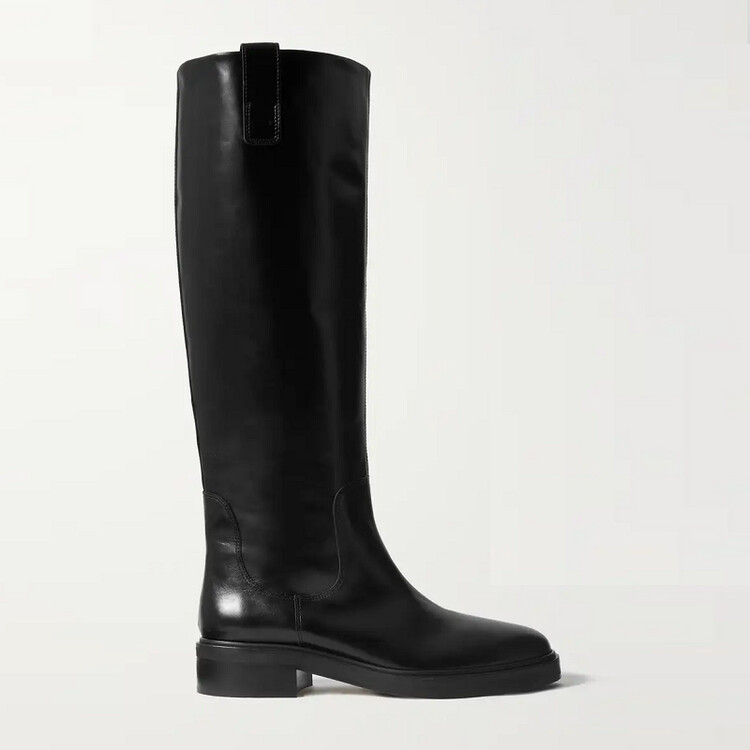 Women's High Shaft Knight Boots Casual Round Toe Low Heel
